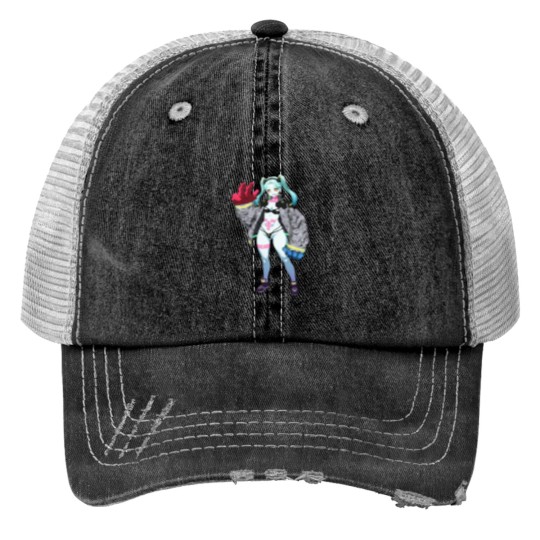 Discover Rebecca cyberpunkss edgerunners Trucker Hats