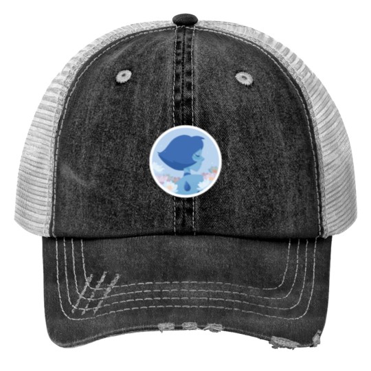 Discover Pastel Lapis Lazuli portrait Trucker Hats