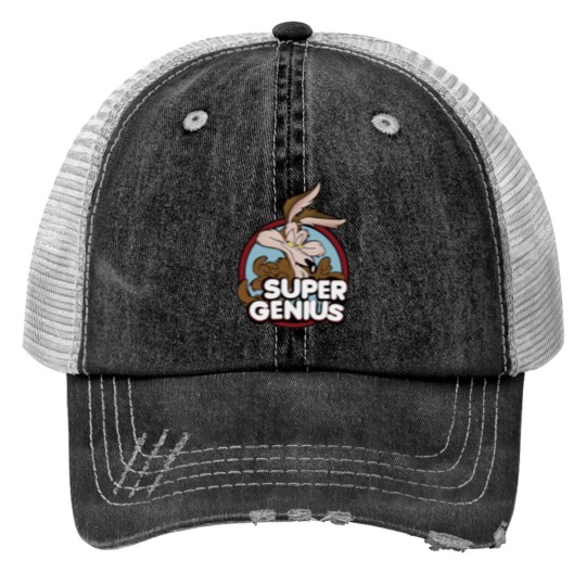 Discover Coyote Super Genius Trucker Hats
