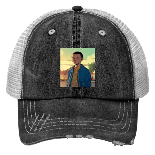 Discover Eleven in Hawskin premium Trucker Hats