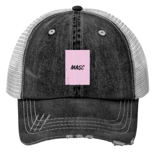 Discover Masc Streetwear Inspired Minimalist Gay Men LGBT Pride Tank Top Trucker Hats