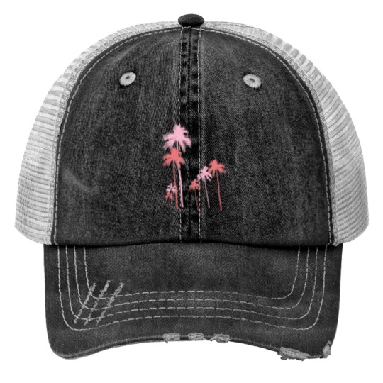 Discover Palm Trees Gift Trucker Hat