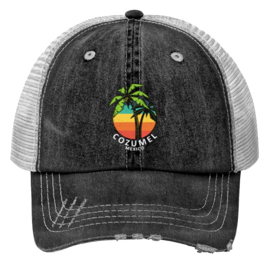Discover Cozumel Mexico Vacation Trucker Hats