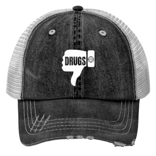 Discover Dislike Drugsss Narcotics Anonymous NA Gift Trucker Hats