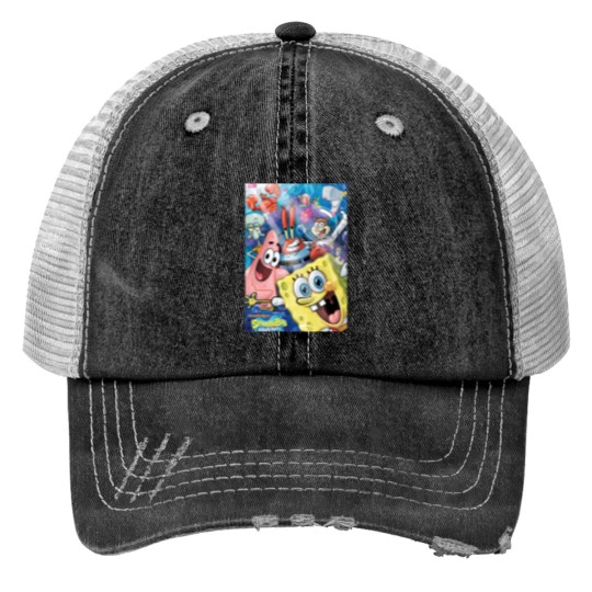 Discover Cartoon Sea ​​Animal Trucker Hats