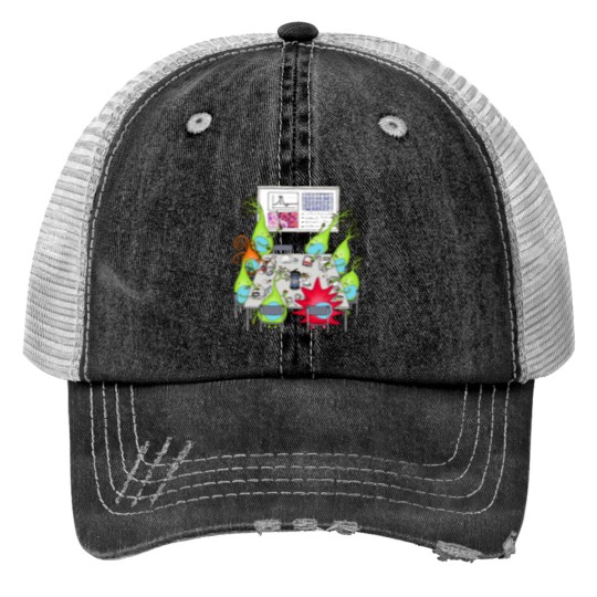 Discover Brain Cell Lab Meeting Trucker Hats