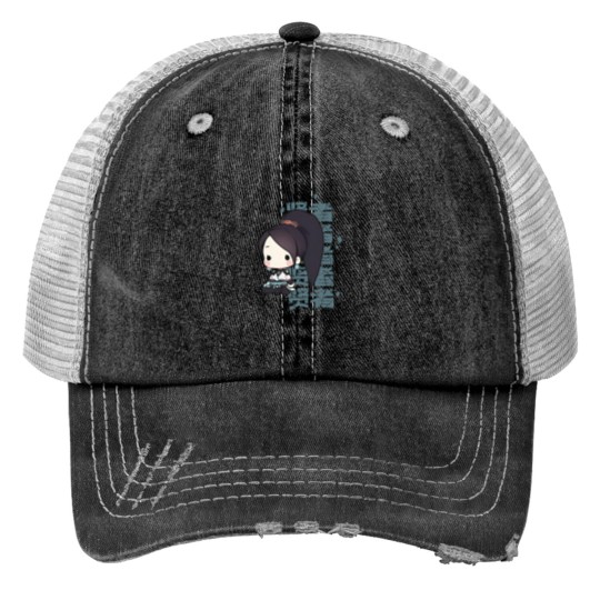 Discover Sage Valorant Trucker Hat - Cute Chibi Agent Gift for Gamers