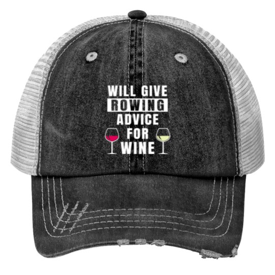 Discover Rowing Gifts Rower Crew Rowing Coachss Trucker Hats