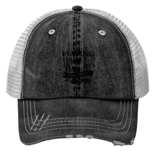 Discover Rowing Funny Llama Drama Trucker Hats