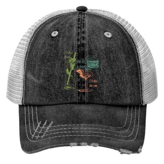 Discover Dial Drunk Trucker Hats