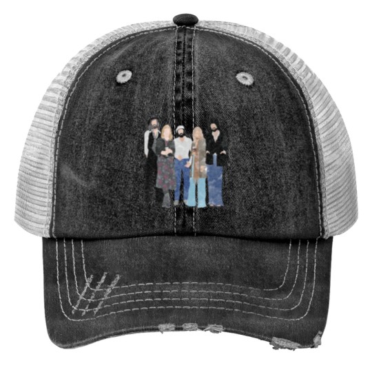 Discover Fleetwood Mac watercolour Essential Trucker Hats