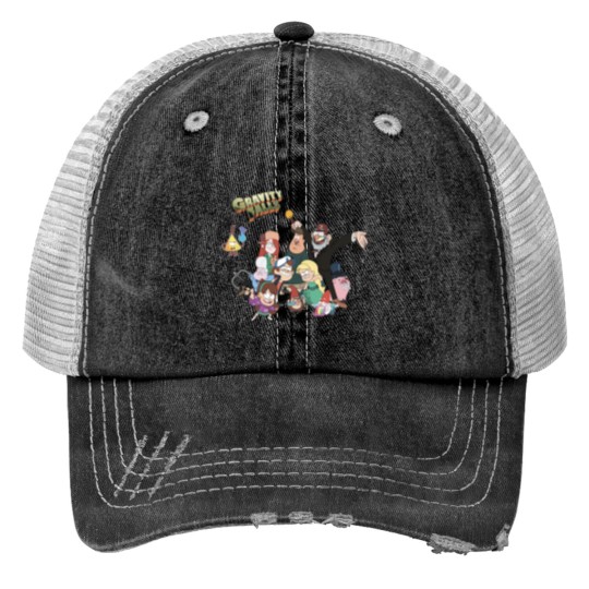 Discover Gravity falls characters from gravity falls Trucker Hats
