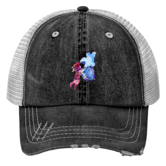 Discover Ruby and Sapphire Trucker Hats