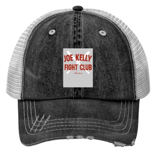 Discover Vintagess Distressed Red Tee Joe Kelly Fight Club Shirt for Boston Fans Essential Trucker Hats