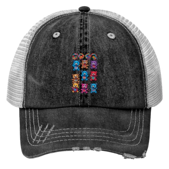 Discover Dancing Bears Trucker Hats