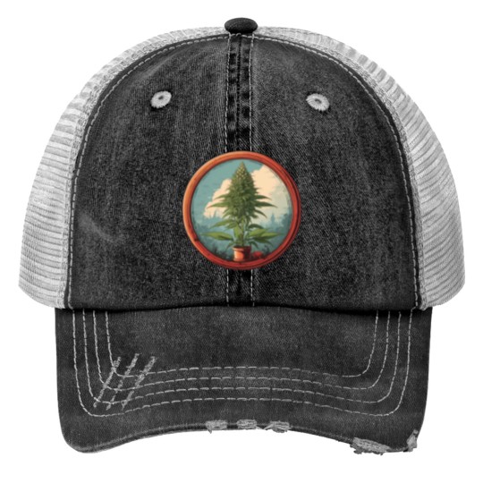 Discover Colarado flower in a circle design Trucker Hats