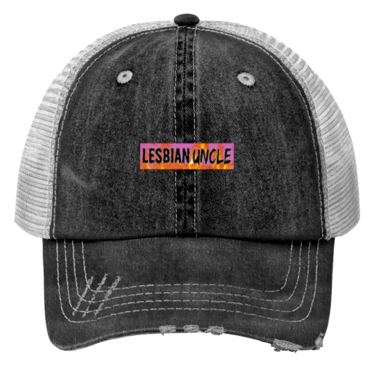 Discover lesbian uncle bumper Trucker Hats