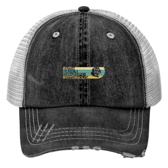 Discover Ruth Bader Ginsburg Essential Trucker Hats