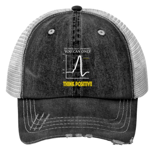Discover Think Positive Neuroscience Trucker Hats