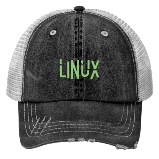 Discover Linux Shirt Trucker Hats