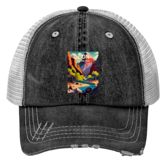 Discover Zion National Park Trucker Hats