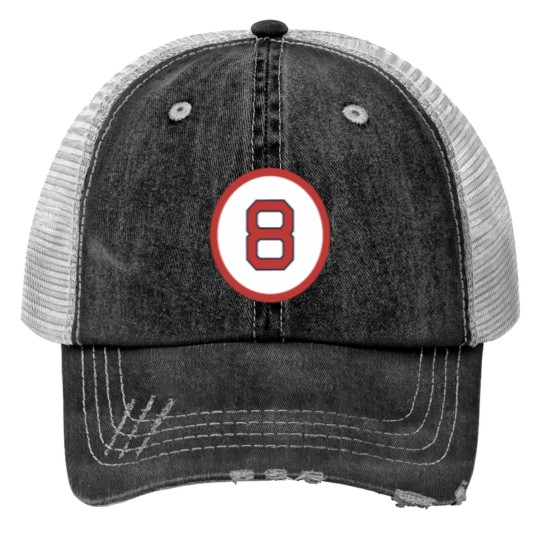 Discover Carl Yastrzemski 8 Jersey Number Trucker Hats