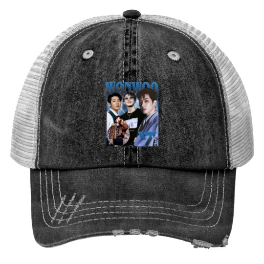 Discover Limited Wonwoo Vintage Trucker Hats, Seventeen Trucker Hats