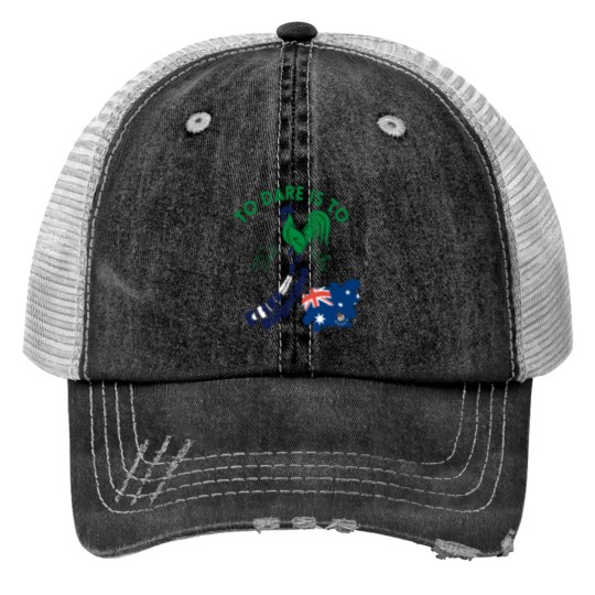 Discover To Dare is to Didgeridoo Trucker Hats