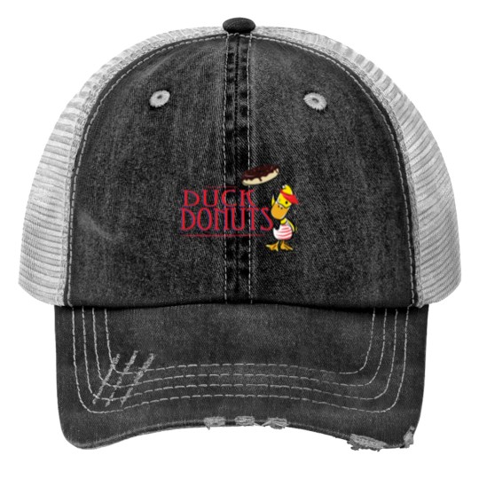 Discover Duck donuts classic Trucker Hats