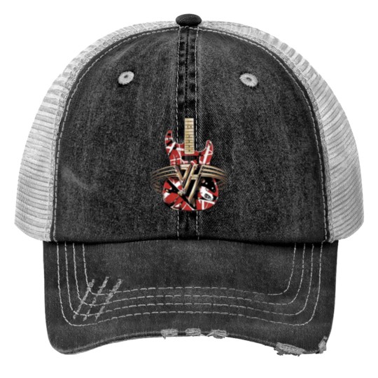 Discover red van guitar halen Trucker Hats