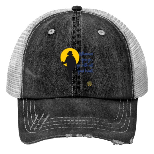 Discover Wherever You Go Go With All Your Heart 1850 Trucker Hats