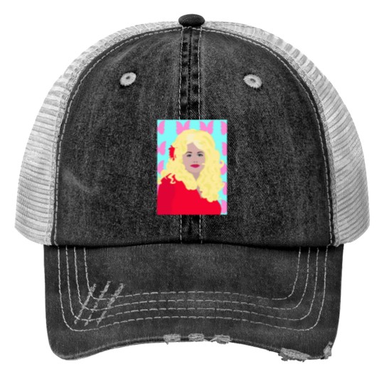 Discover Dolly Partonss popart Graphic Trucker Hats