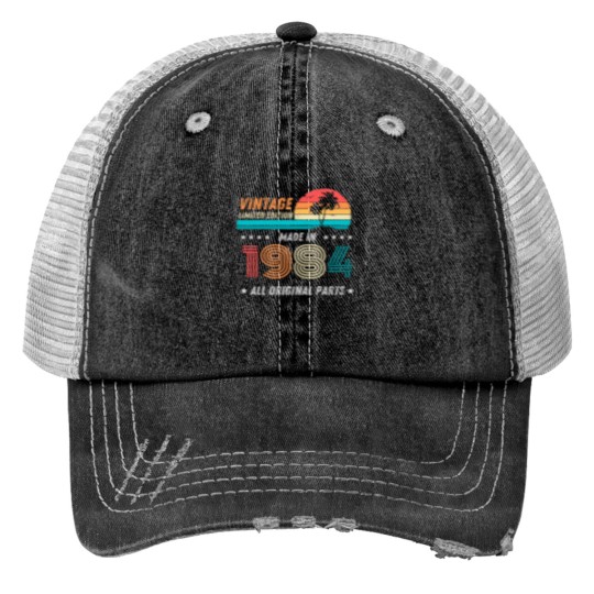 Discover Vintagess Limited Edition made in 1984 All Original parts Vintagess Birthday Gift Essential TSh Trucker Hats