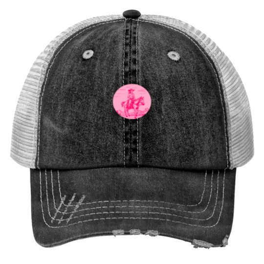 Discover Pink Cowgirlss Neon Wild West Trucker Hats