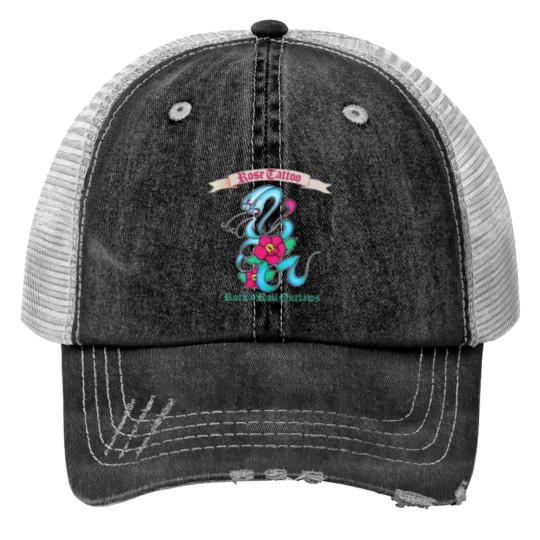 Discover Rose Tattoo Trucker Hats