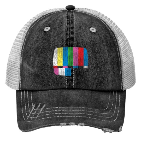 Discover Test Pattern Trucker Hats