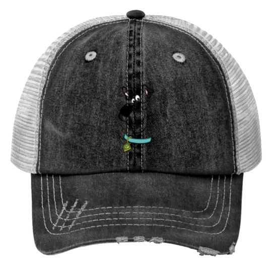 Discover Scooby Doo Big Face Scooby Outline Trucker Hats