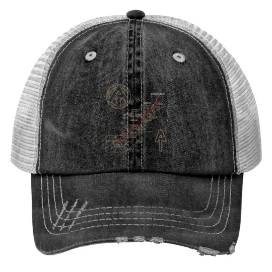 Discover Appalachian Trail Hiking Map Outdoor Adventure Trailing Trucker Hats