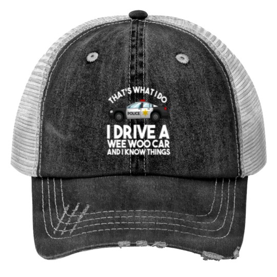 Discover Funny Police Officer Gift For Cop Law Enforcement Men Women Trucker Hats