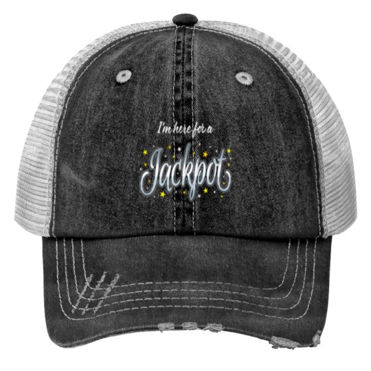 Discover Slot Machine Jackpot Casino Gambling Trucker Hats