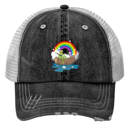 Discover The Rainbow Connection Trucker Hats