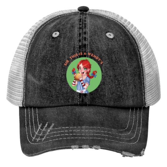 Discover Sir this is a Wendys Twitter Meme Character Trucker Hats