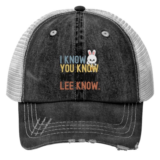 Discover Lee Know Stray Kids Funny Trucker Hat