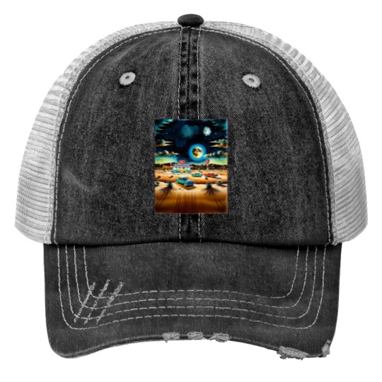 Discover Embracing WorkLife Balance Harmony in Natures Diversity Trucker Hats
