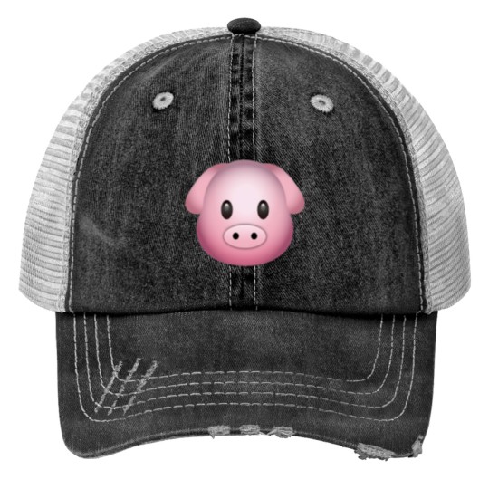 Discover Cute Pig Emojiss Trucker Hats