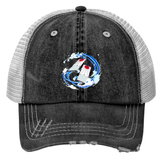 Discover water sign demon art Trucker Hats