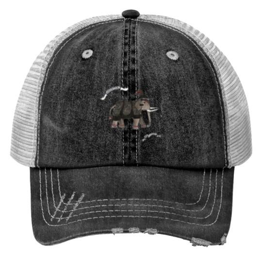 Discover Deer Tick Warss Elephant Essential Trucker Hats