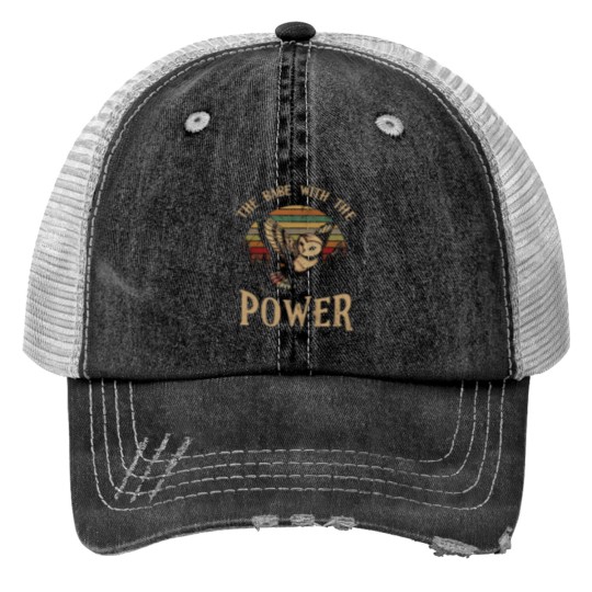 Discover For Mens Womens David Bowiess The Babe With the Power Essential Trucker Hats