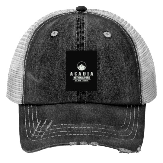 Discover Acadia Pride Region State Est 1919 Shirt Graphic Trucker Hats