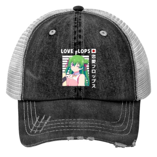 Discover Love Flops Mongfa Bai peeker Trucker Hats